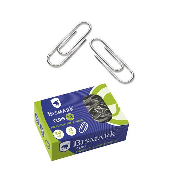 Clips Nº 2 (32mm). Pack 5 Cajas.