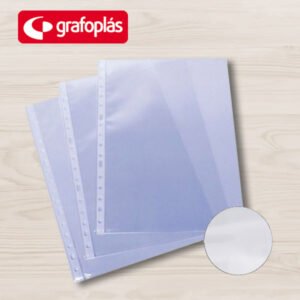 Funda A4 pp Multitaladro, Galga Extra. Caja 100 Unds.