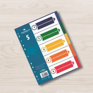 Jgo. Separador PP A4, 5 Posiciones.