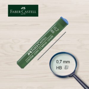 Minas 0,7 HB Faber Castell. Pack 2 unds.
