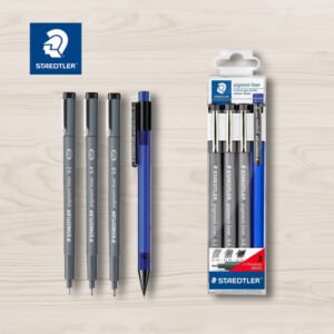 Rotuladores micrométricos (0,2-0,4-0,8) + Portaminas Staedtler.