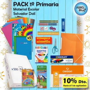 Material 1º Primaria Colegio Salvador Dalí.
