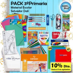 Material 3º Primaria Colegio Salvador Dalí.