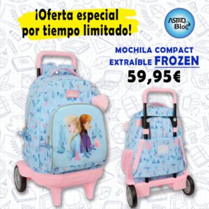 Mochila Compact FROZEN. SAFTA.