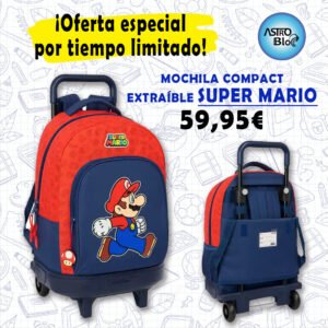 Mochila Compact Super Mario. SAFTA.