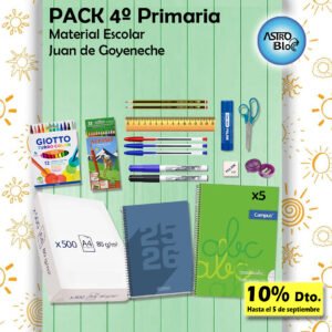 Material 4º Primaria Colegio Juan de Goyeneche.