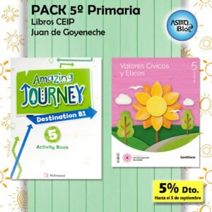 Libros 5ºP Colegio Juan de Goyeneche.