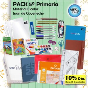 Material 5º Primaria Colegio Juan de Goyeneche.