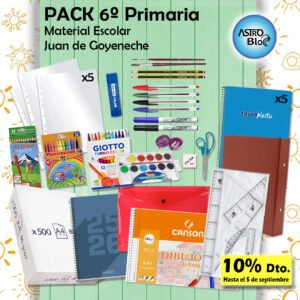 Material 6º Primaria Colegio Juan de Goyeneche.