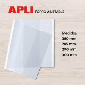 Forro Libro Ajustable APLI. (130 Micras)