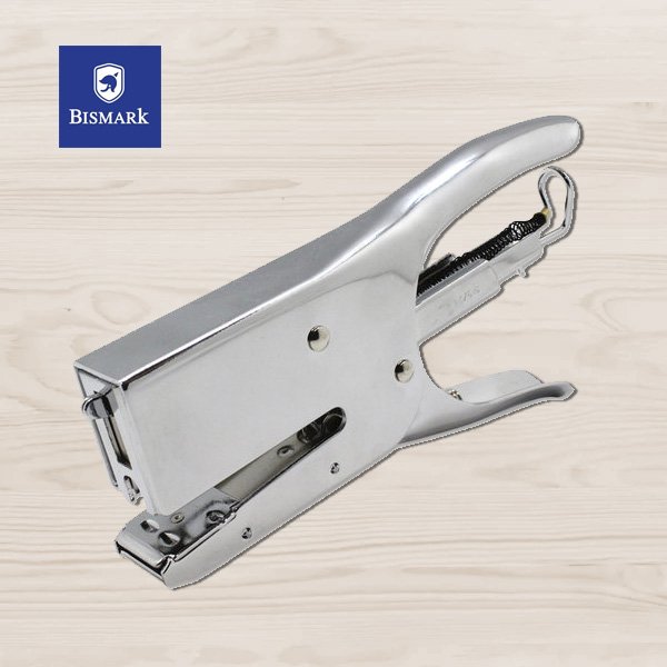Grapadora Tenaza Cromada BISMARK. 40 hojas.