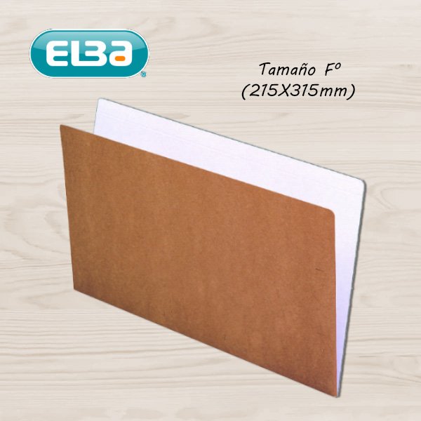 Subcarpeta Fº Kraft. Pack 25 unds.